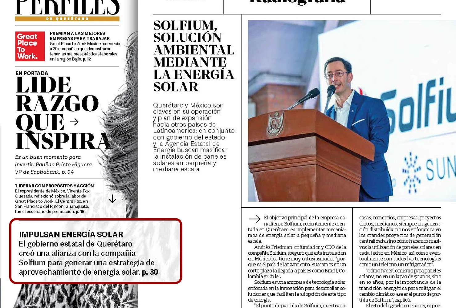 Entrevista para 