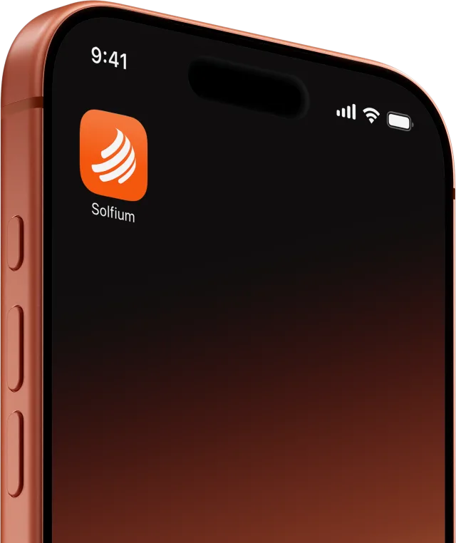 App Solfium en smartphone