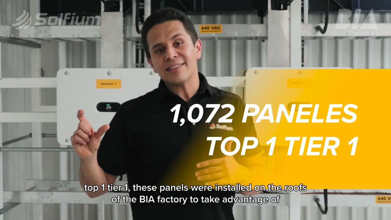 BIA Manufacturing optimiza su operación industrial con energía solar de Solfium.